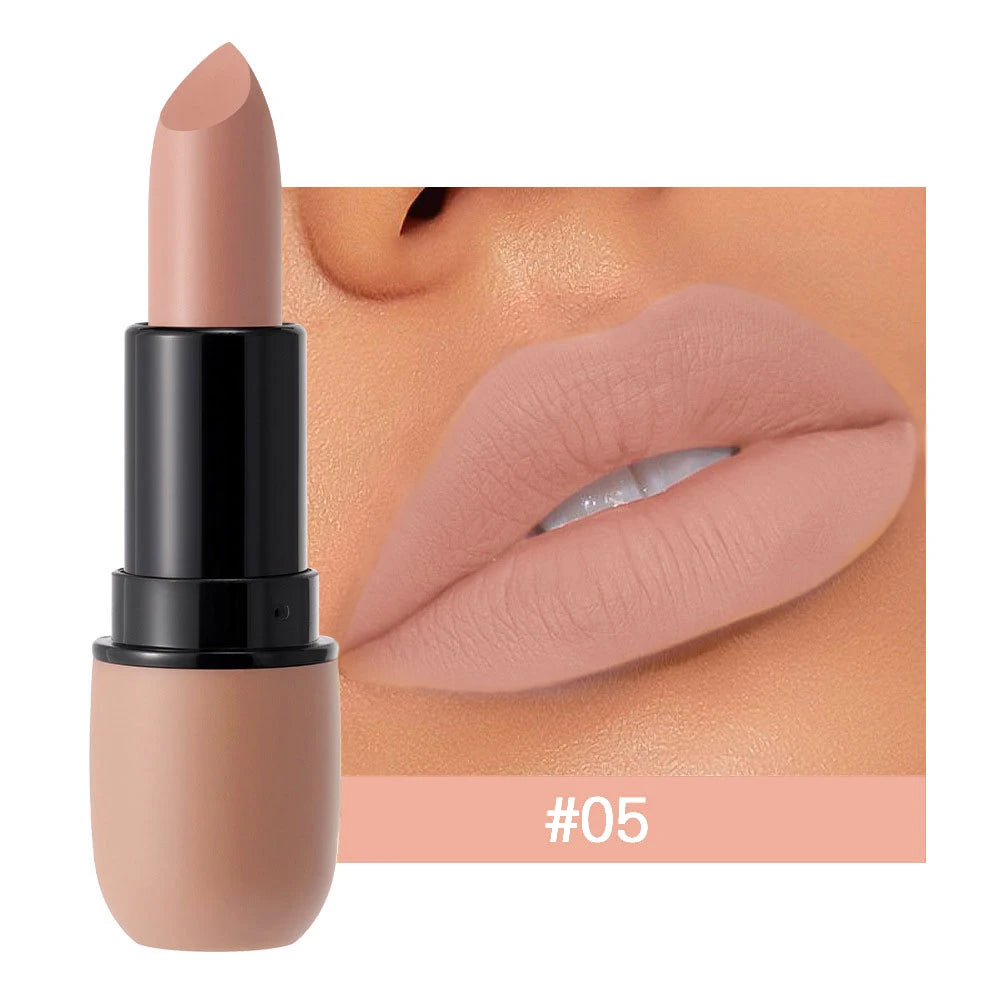 Rossetto opaco a 6 colori