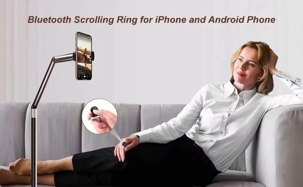 Anello Tiktok Scrolling, telecomando Bluetooth Tiktok