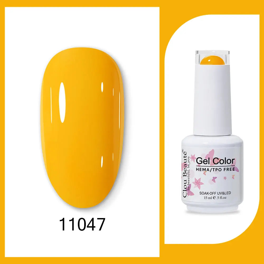 CLOU BEAUTÈ  15/10ml Semipermanente Gel Smalto Unghie 400 colori disponibili