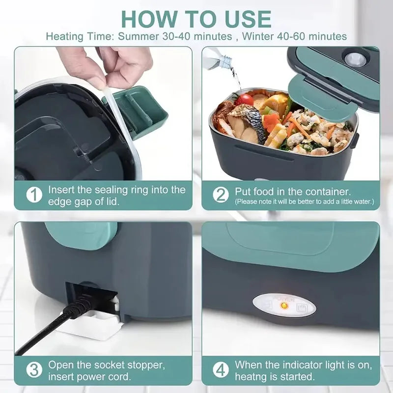 1.5 L 60W Electric Lunch Box Riscaldamento a Microonde pranzo
