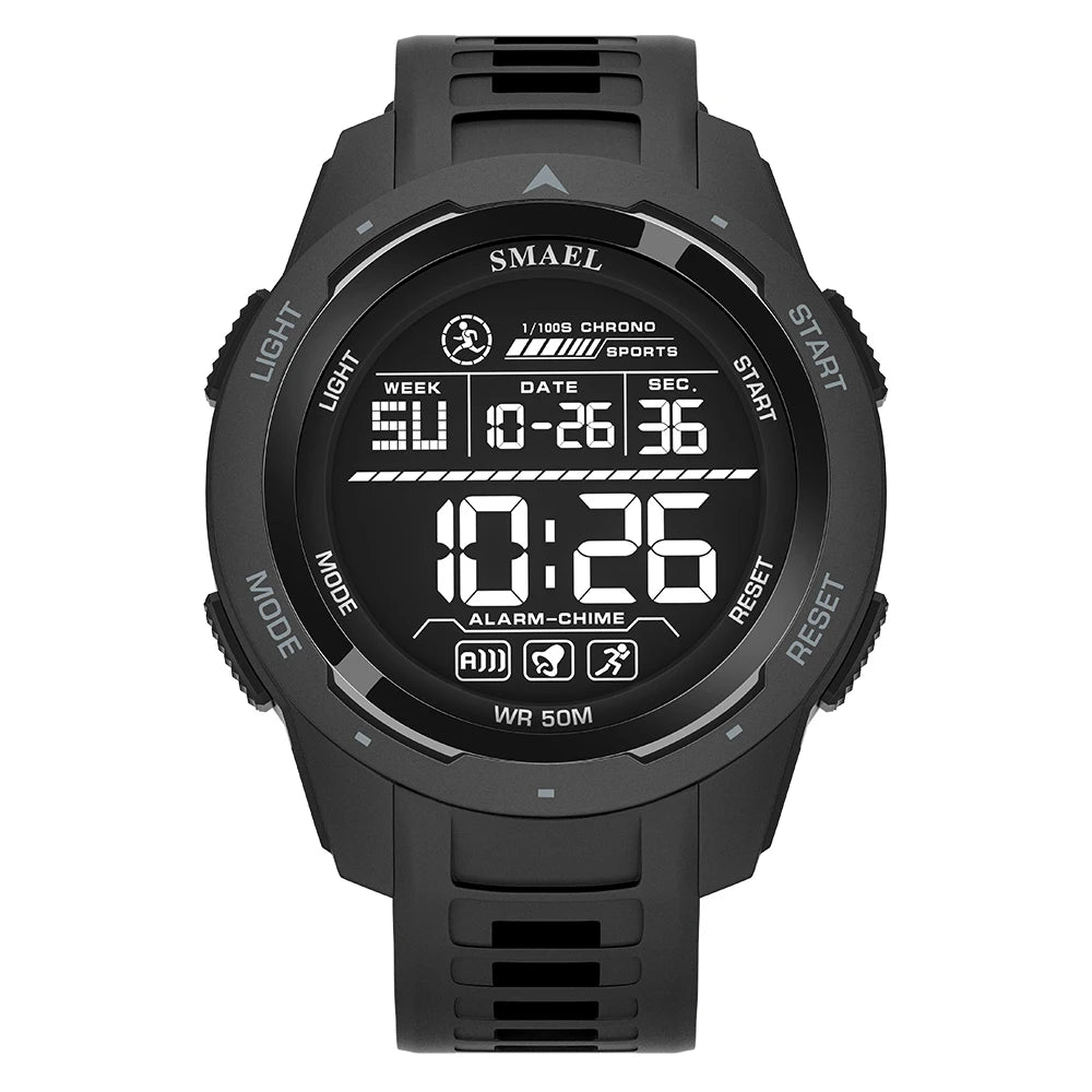 SMAEL Orologi da polso sportivi a LED Orologio impermeabile da uomo