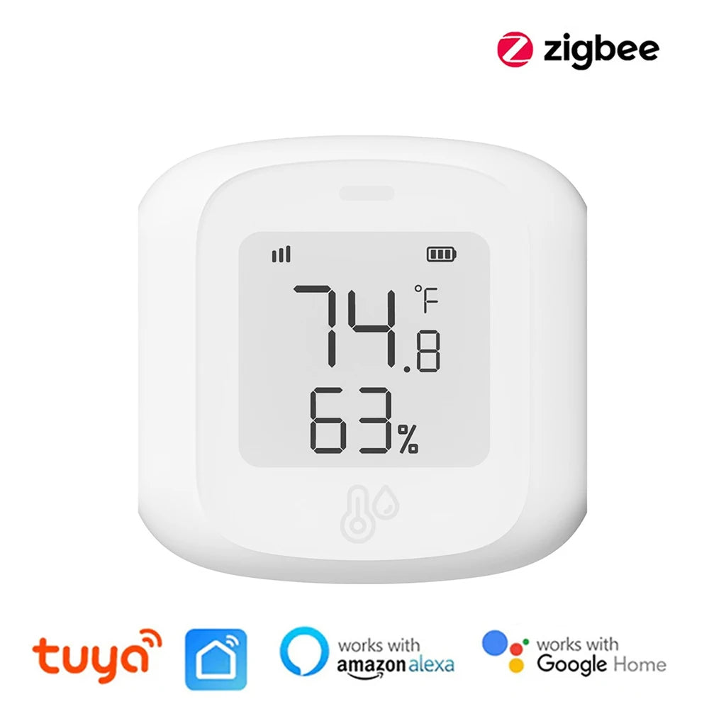 Tuya Smart WiFi Bluetooth Temperatura Umidità Sensore Wireless Home Retroilluminazione Termometro Igrometro APP Rilevatore di controllo remoto