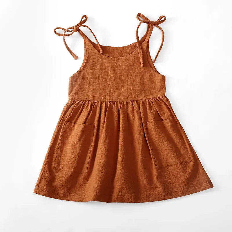 Abito estivo per bambina in cotone