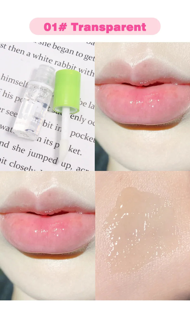 6 pezzi Glass Lip Gloss Set Idratante
