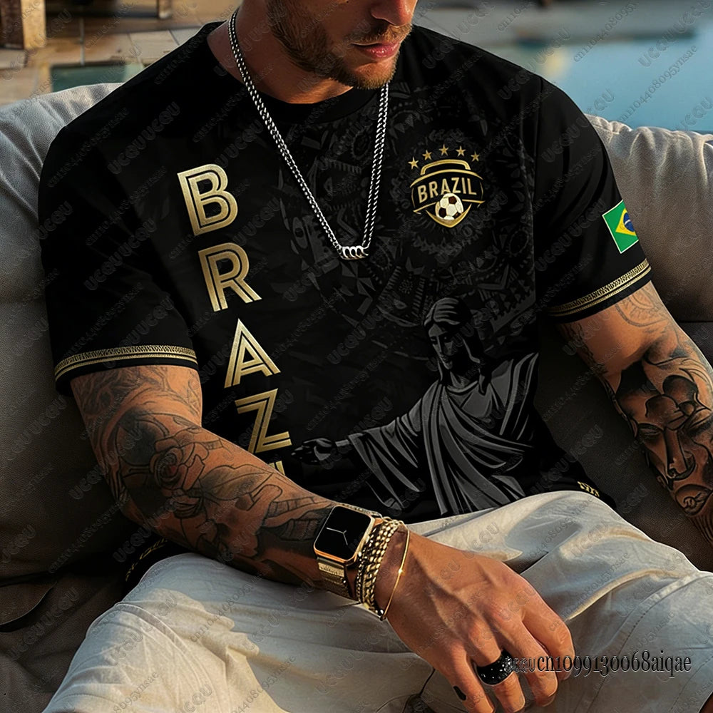 🇧🇷2026 T-shirt Brasil a maniche corte Top Quality vari colori
