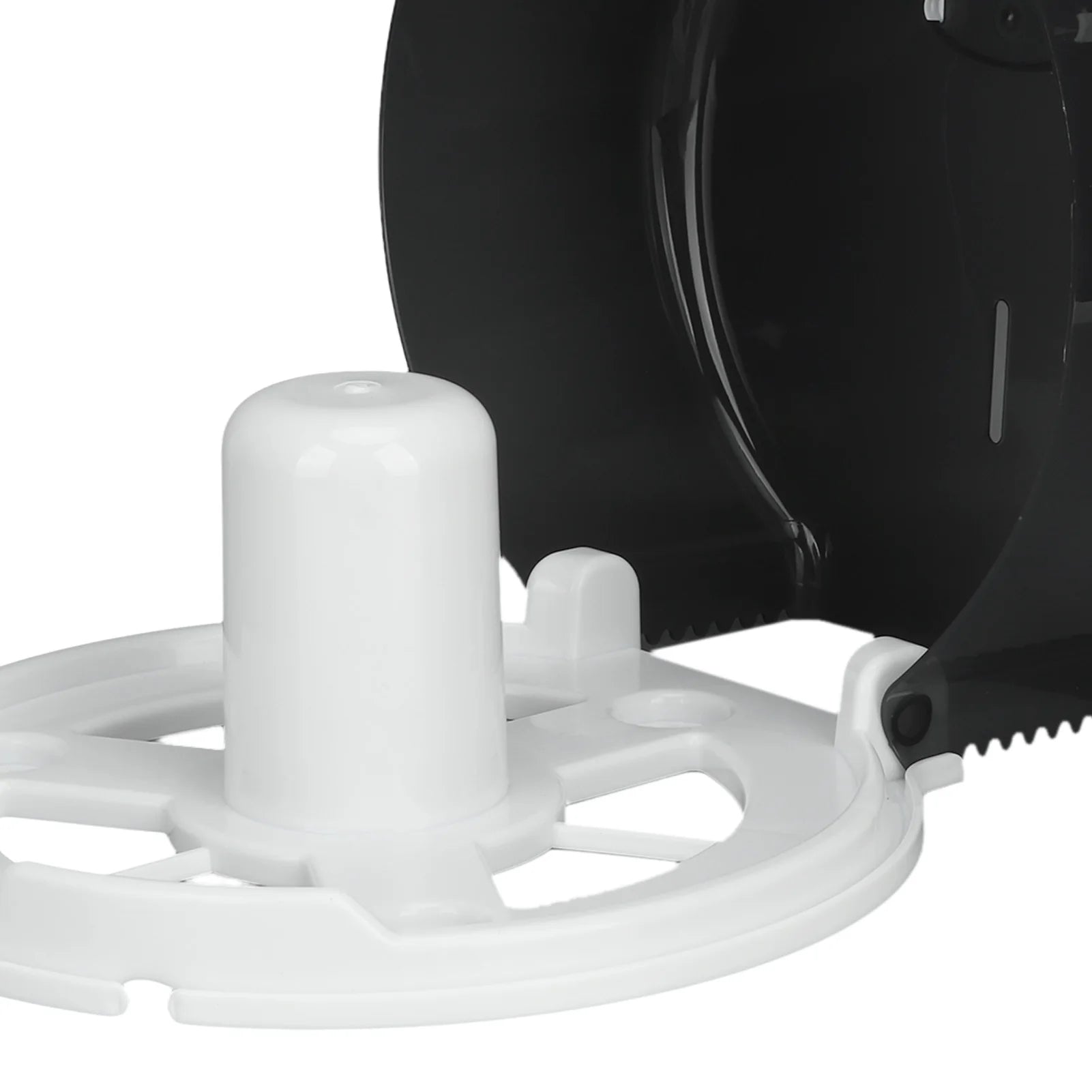 Dispenser di fazzoletti Jumbo carta igienica per servizi commerciali Trasparente Nero