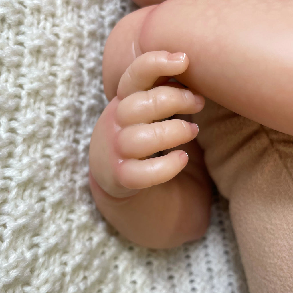 Realistic Bebe Body Doll LouLou Giocattolo fatto a mano 50cm
