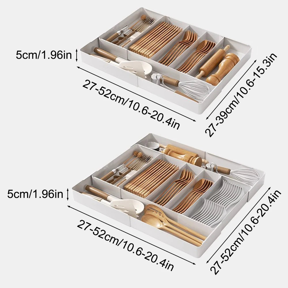 Organizzatore per cassetti espandibile Organizzatore regolabile