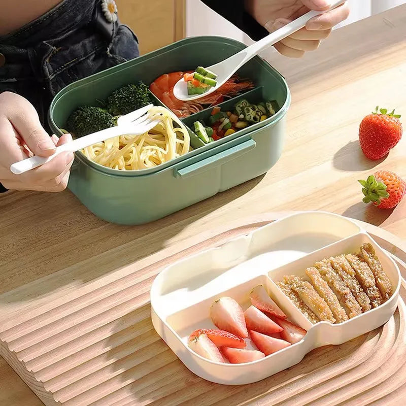 Scatola portatile a doppio strato, scatola per il pranzo