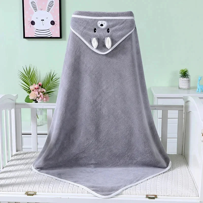 Cartoon Animal Baby Asciugamani da bagno con cappuccio per bambini
