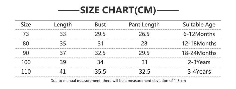 Abbigliamento Bambini T-Shirt + Pantaloncini 0-4 anni