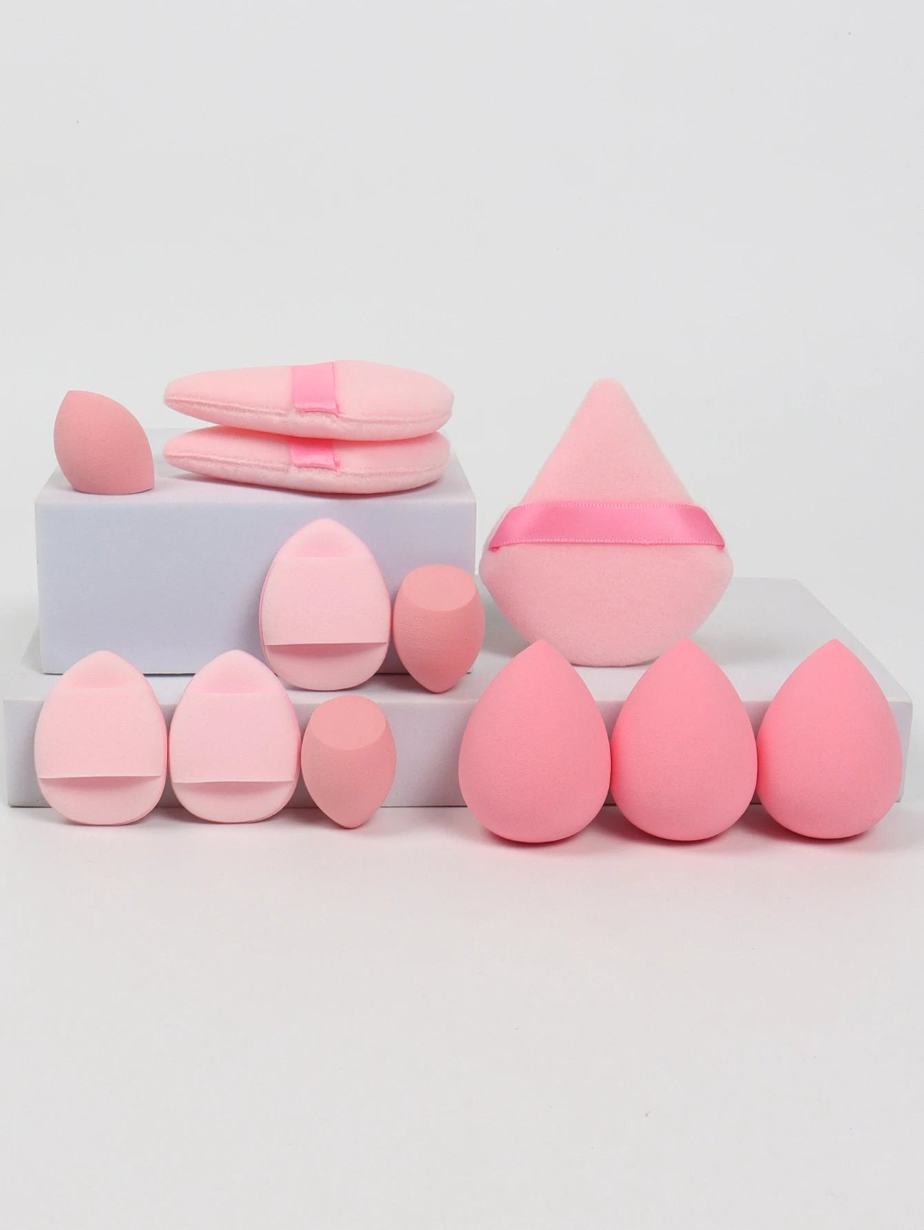 Set 12 Pz di spugne per trucco multiuso, set di diversi colori