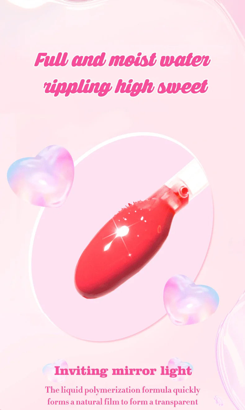 6 pezzi Glass Lip Gloss Set Idratante