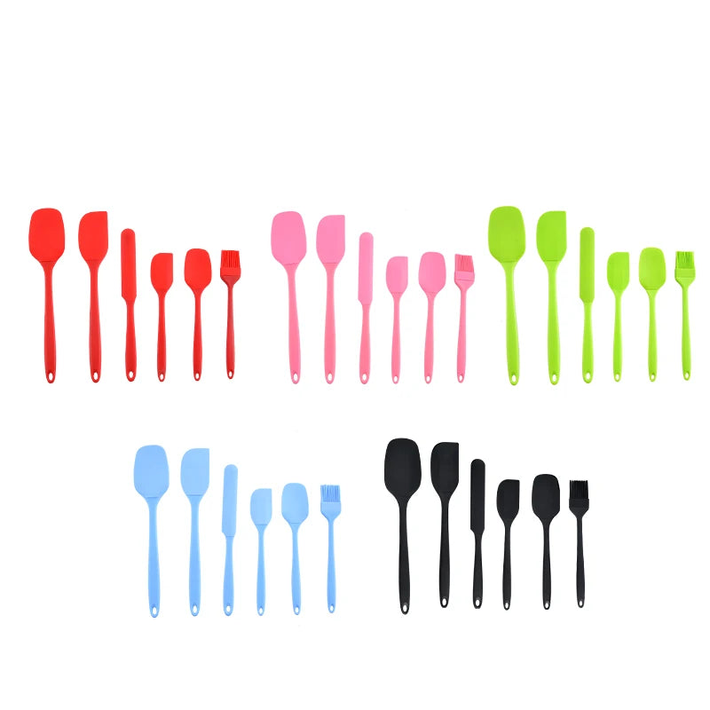 Set di 6 pezzi di utensili da cucina in silicone