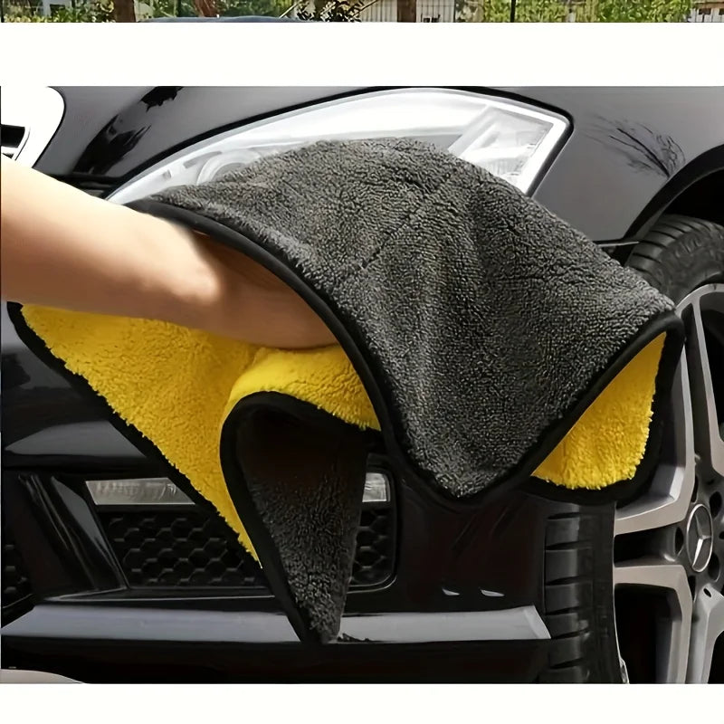 6 pezzi di panni per la pulizia in microfibra, asciugamani per l’asciugatura per auto ultra assorbenti, panni per auto, casa, pulizia delle finestre, riutilizzabili e lavabili