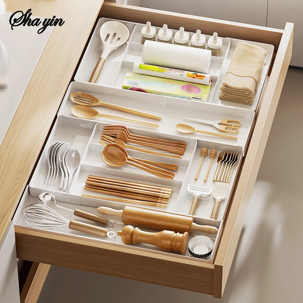 Organizzatore per cassetti espandibile Organizzatore regolabile