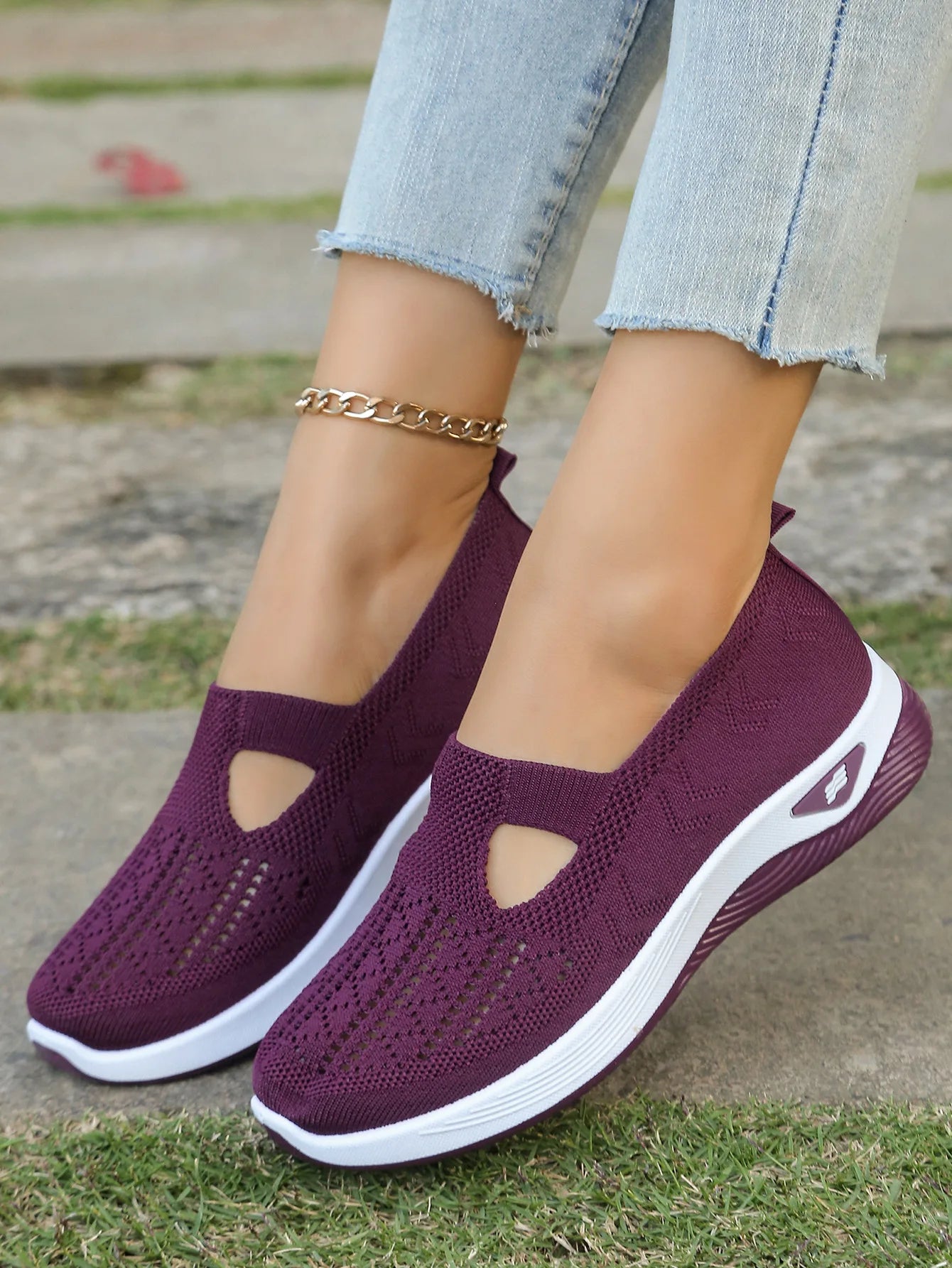 Scarpe sportive primaverili nuove da donna, alla moda, traspiranti, leggere, antiscivolo, resistenti all’usura,